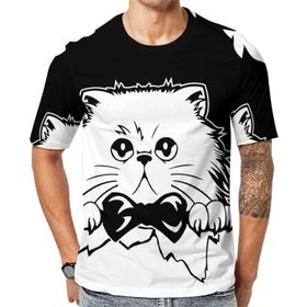 AILLOSA Th-453 Baskılı Desenli Kısa Kollu Unisex T-shirt
