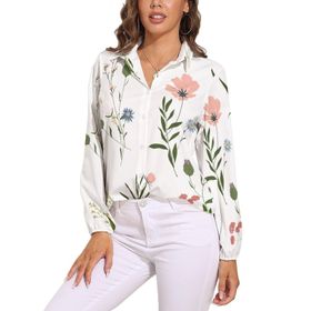 AILLOSA TH-454 V Yaka Kadın Bluz