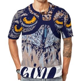 AILLOSA TH-457 Baskılı Desenli Kısa Kollu Unisex T-shirt