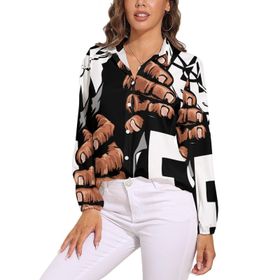AILLOSA TH-461 V Yaka Kadın Bluz