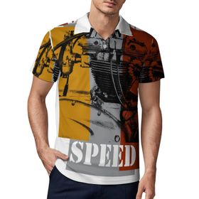 AILLOSA TH-466 3D Baskılı Desen Kısa Kollu Polo Yaka Erkek T-shirt
