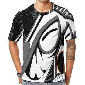 AILLOSA Th-467 Baskılı Desenli Kısa Kollu Unisex T-shirt