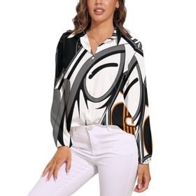 AILLOSA TH-467 V Yaka Kadın Bluz