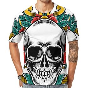 AILLOSA Th-470 Baskılı Desenli Kısa Kollu Unisex T-shirt