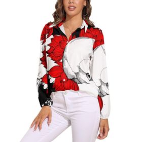 AILLOSA TH-475 V Yaka Kadın Bluz