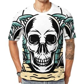 AILLOSA Th-480 Baskılı Desenli Kısa Kollu Unisex T-shirt