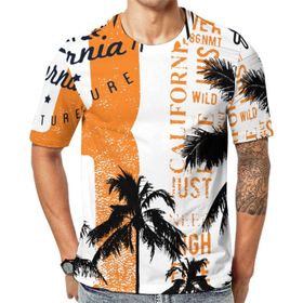 AILLOSA Th-481 Baskılı Desenli Kısa Kollu Unisex T-shirt