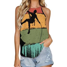 AILLOSA TH-490 Yuvarlak Yaka Kolsuz Kadın T-shirt