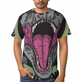 AILLOSA TH-491 Baskılı Desenli Kısa Kollu Unisex T-shirt