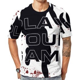 AILLOSA Th-500 Baskılı Desenli Kısa Kollu Unisex T-shirt