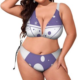 AILLOSA TH-71 Dolgulu İki Parça Büyük Beden Kadın Bikini Seti