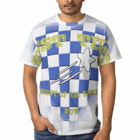 AILLOSA TH-78 3D Baskılı Desenli Kısa Kollu Erkek T-shirt