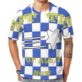 AILLOSA Th-79 Baskılı Desenli Kısa Kollu Unisex T-shirt