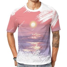 AILLOSA Th-85 Baskılı Desenli Kısa Kollu Unisex T-shirt