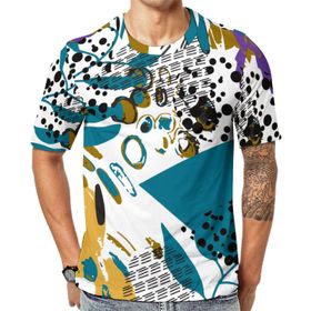 AILLOSA YH-100 Baskılı Desenli Kısa Kollu Unisex T-shirt