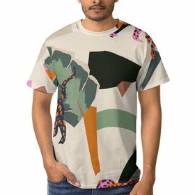 AILLOSA YH-103 3D Baskılı Desenli Kısa Kollu Erkek T-shirt