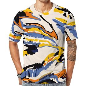 AILLOSA YH-107 Baskılı Desenli Kısa Kollu Unisex T-shirt