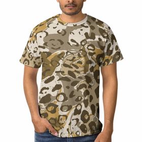 AILLOSA YH-110 3D Baskılı Desenli Kısa Kollu Erkek T-shirt