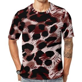 AILLOSA YH-113 Baskılı Desenli Kısa Kollu Unisex T-shirt