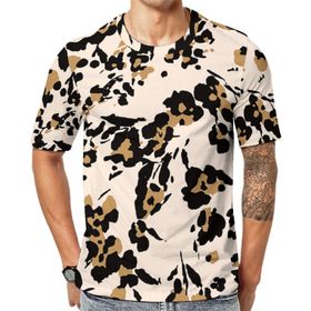 AILLOSA YH-116 Baskılı Desenli Kısa Kollu Unisex T-shirt