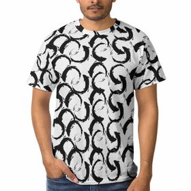 AILLOSA YH-12 3D Baskılı Desenli Kısa Kollu Erkek T-shirt