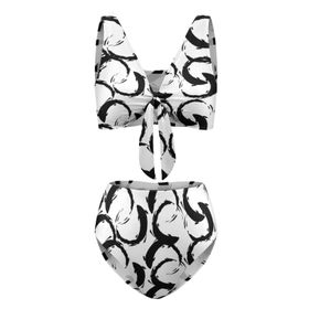 AILLOSA YH-12 Balensiz Yüksek Belli Kadın Bikini Set