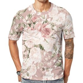 AILLOSA YH-121 Baskılı Desenli Kısa Kollu Unisex T-shirt