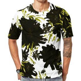 AILLOSA YH-123 Baskılı Desenli Kısa Kollu Unisex T-shirt