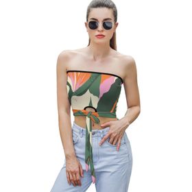AILLOSA YH-127 Seksi File Tüp Üst Yaz Tube Top Tank Tops Askılı Üst Bluz
