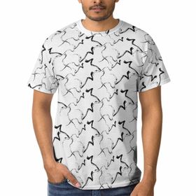 AILLOSA YH-13 3D Baskılı Desenli Kısa Kollu Erkek T-shirt