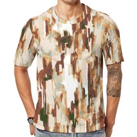 AILLOSA YH-131 Baskılı Desenli Kısa Kollu Unisex T-shirt