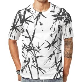 AILLOSA YH-135 Baskılı Desenli Kısa Kollu Unisex T-shirt