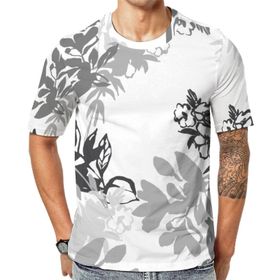 AILLOSA YH-138 Baskılı Desenli Kısa Kollu Unisex T-shirt