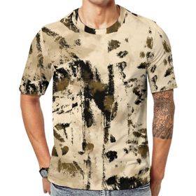AILLOSA YH-139 Baskılı Desenli Kısa Kollu Unisex T-shirt