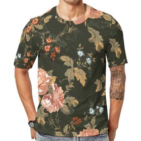 AILLOSA YH-14 Baskılı Desenli Kısa Kollu Unisex T-shirt