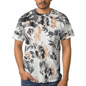 AILLOSA YH-140 3D Baskılı Desenli Kısa Kollu Erkek T-shirt