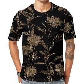 AILLOSA YH-142 Baskılı Desenli Kısa Kollu Unisex T-shirt