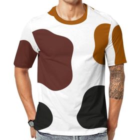 AILLOSA YH-144 Baskılı Desenli Kısa Kollu Unisex T-shirt