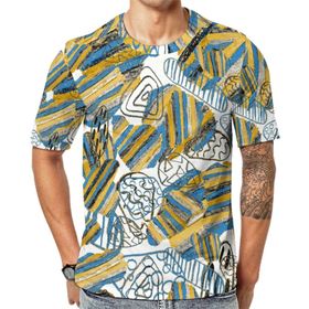 AILLOSA YH-147 Baskılı Desenli Kısa Kollu Unisex T-shirt