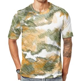 AILLOSA YH-152 Baskılı Desenli Kısa Kollu Unisex T-shirt