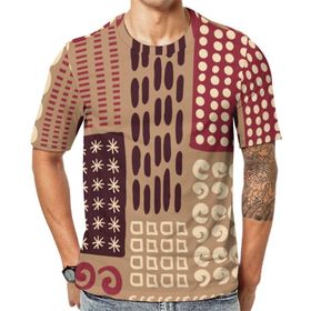 AILLOSA YH-155 Baskılı Desenli Kısa Kollu Unisex T-shirt