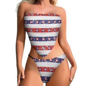 AILLOSA YH-156 Karın Kontrolü İki Parça Kadın Bikini Seti