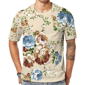 AILLOSA YH-16 Baskılı Desenli Kısa Kollu Unisex T-shirt