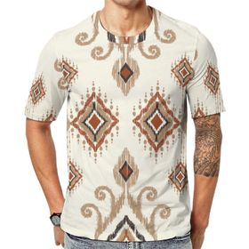 AILLOSA YH-162 Baskılı Desenli Kısa Kollu Unisex T-shirt