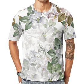 AILLOSA YH-170 Baskılı Desenli Kısa Kollu Unisex T-shirt