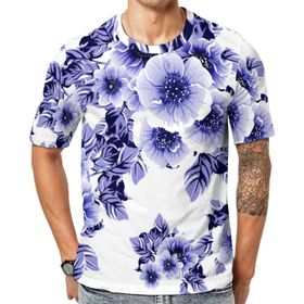 AILLOSA YH-179 3D Baskılı Desenli Kısa Kollu Erkek T-shirt