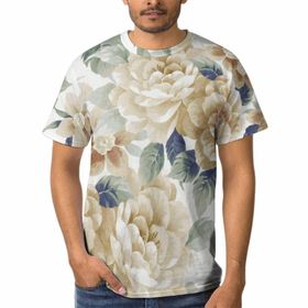 AILLOSA YH-18 3D Baskılı Desenli Kısa Kollu Erkek T-shirt