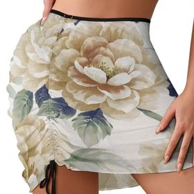 AILLOSA YH-18 Cover Up Sarma Etek Bikini Havlu Tarz Plaj Elbisesi