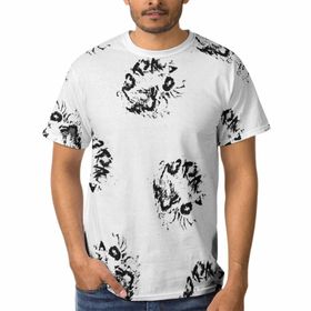 AILLOSA YH-181 3D Baskılı Desenli Kısa Kollu Erkek T-shirt