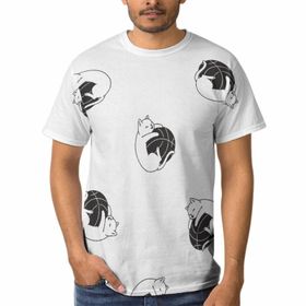 AILLOSA YH-183 3D Baskılı Desenli Kısa Kollu Erkek T-shirt